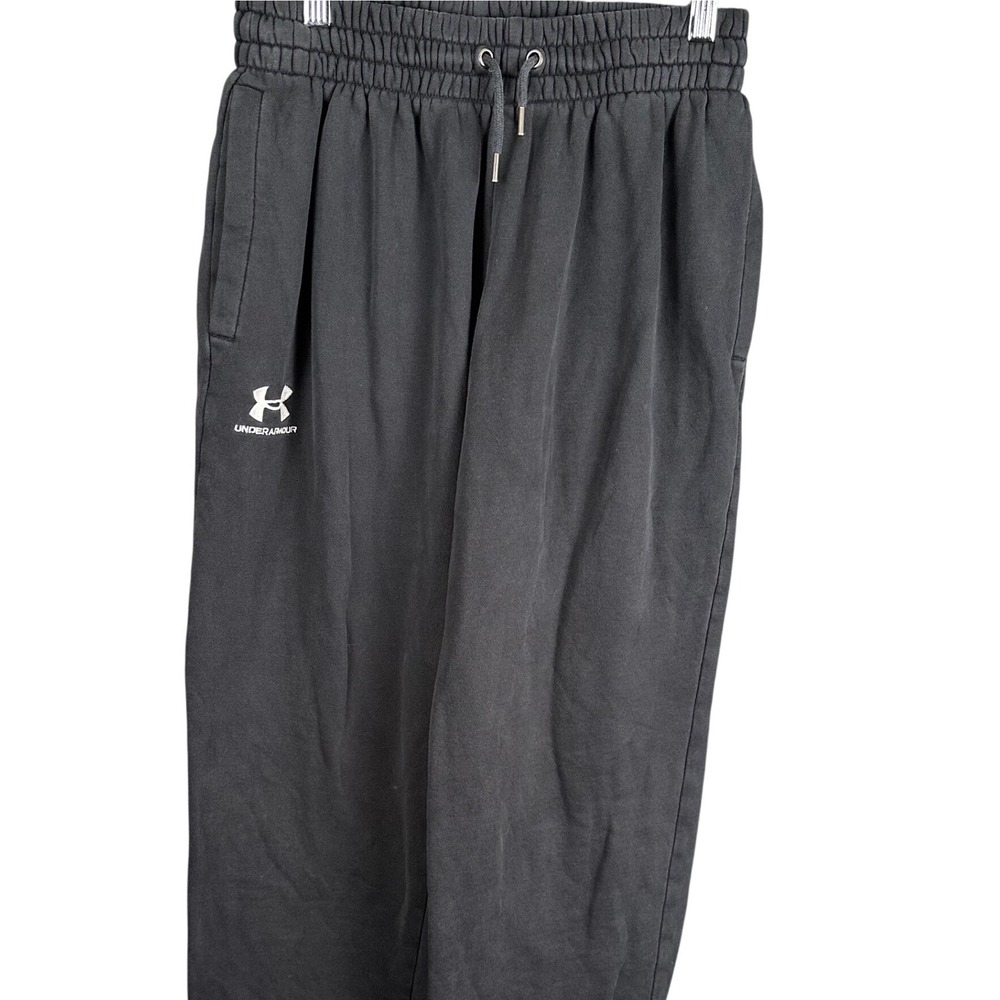 Under Armour Mens Fleece Sweatpants Charcoal Gray Athletic Joggers Size Medium